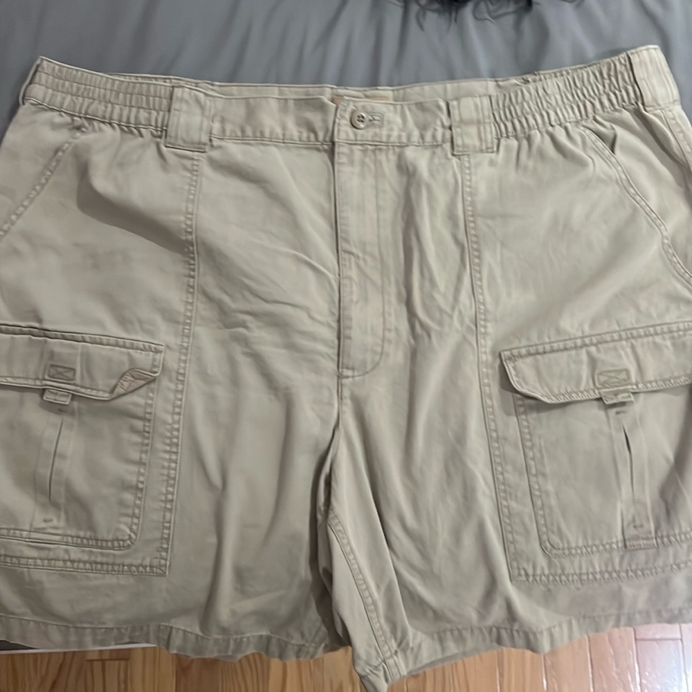 Mens shorts khaki in color